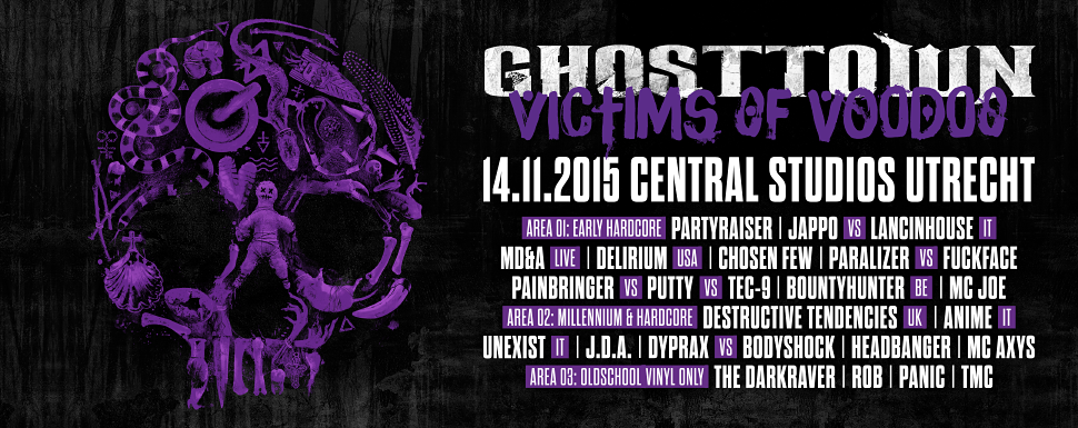 Line-up release Ghosttown – Victims of Voodoo