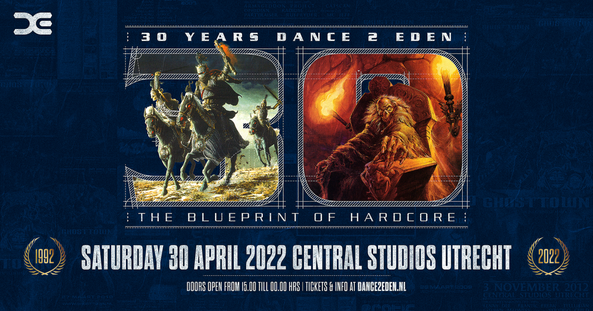 Line-up release 30 years Dance 2 Eden
