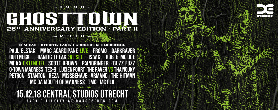 Line-up release Ghosttown - 25th Anniversary Edition - Part II